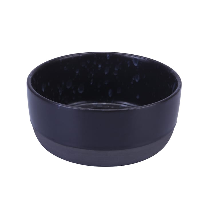 Raw skål Ø13,5 cm - svart med prickar - Aida