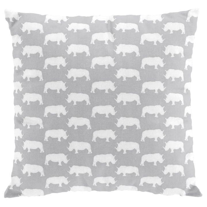 Noshörning kuddfodral - grå - Arvidssons Textil