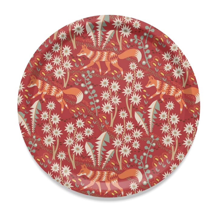 Stjärnspeja bricka Ø31 cm - Röd - Arvidssons Textil