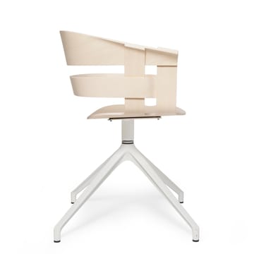 Wick Chair kontorsstol - ask-vita metallben - Design House Stockholm