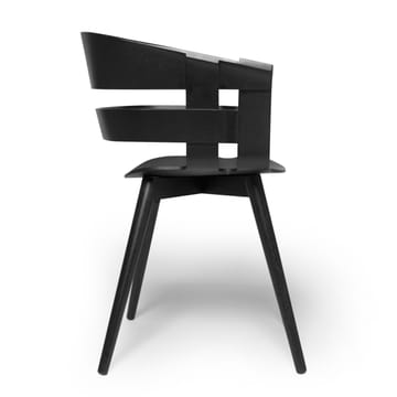 Wick Chair stol - svart-svarta askben - Design House Stockholm