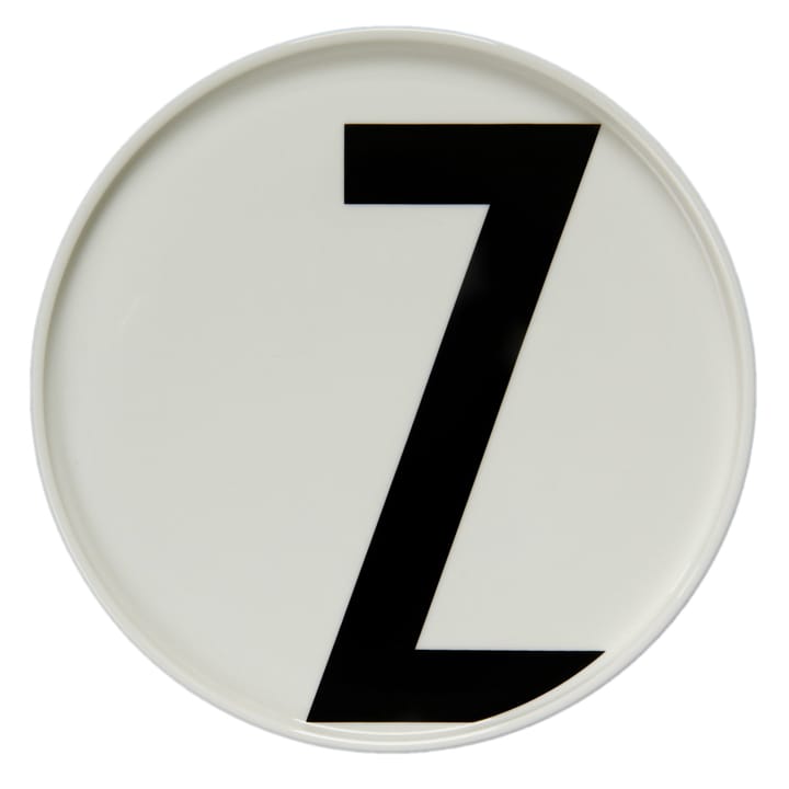 Design Letters tallrik - Z - Design Letters