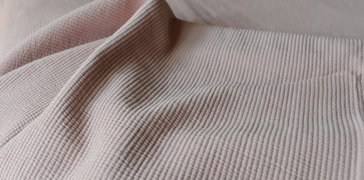 Stripe överkast stentvättat bomull 180x260 - Dusty rose - Etol Design