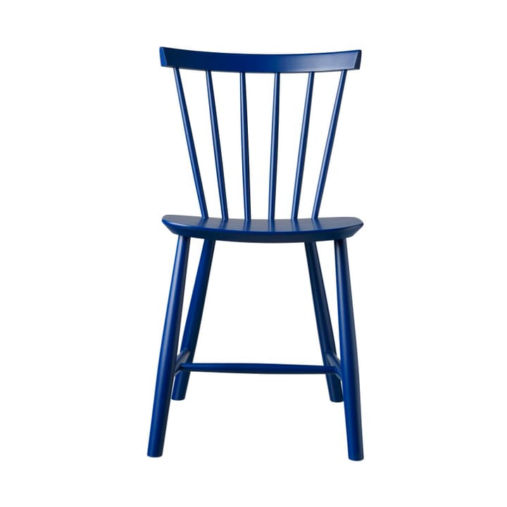 J46 stol - Beech dark blue painted - FDB Møbler