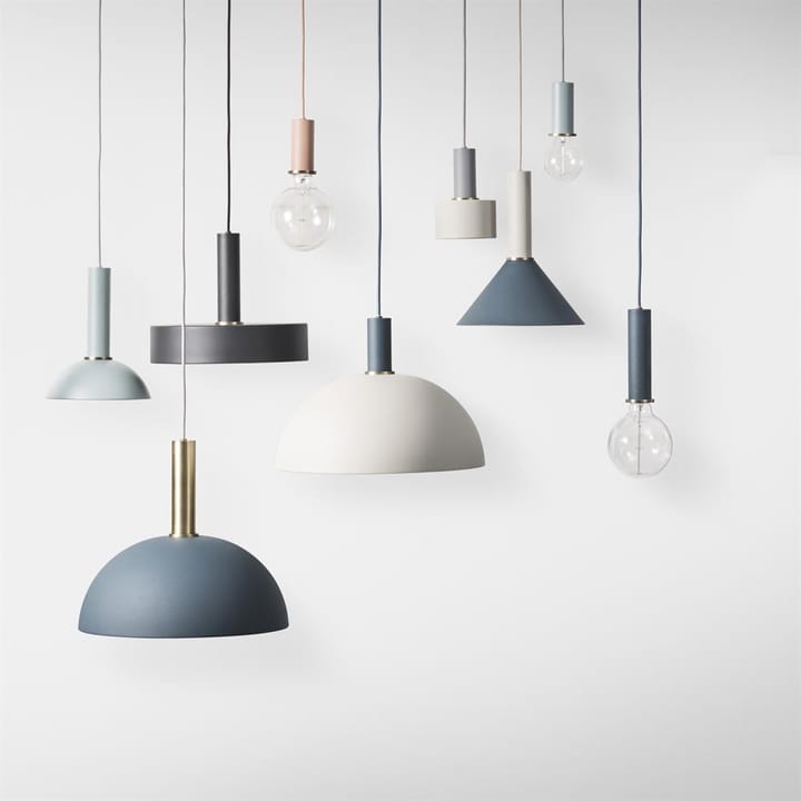Collect lampskärm Dome - light grey (grå) - ferm LIVING