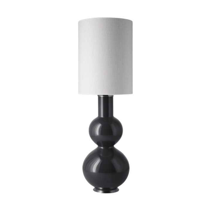 Augusta bordslampa grå lampfot - Babel Beige L - Flavia Lamps