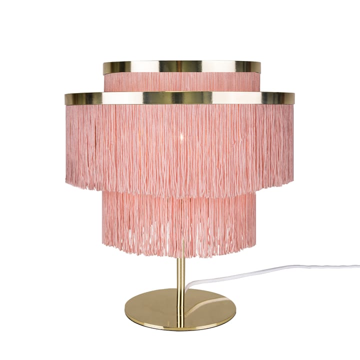 Frans bordslampa - rosa, mässing - Globen Lighting