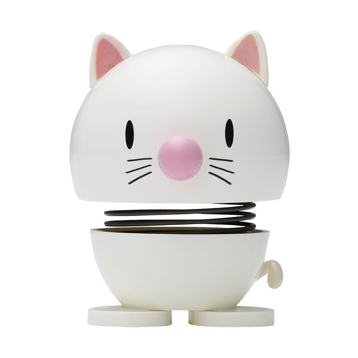 Hoptimist Cat figur 7,3 cm - White - Hoptimist