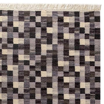 Small box handvävd matta, grå - 240x170 - Kateha