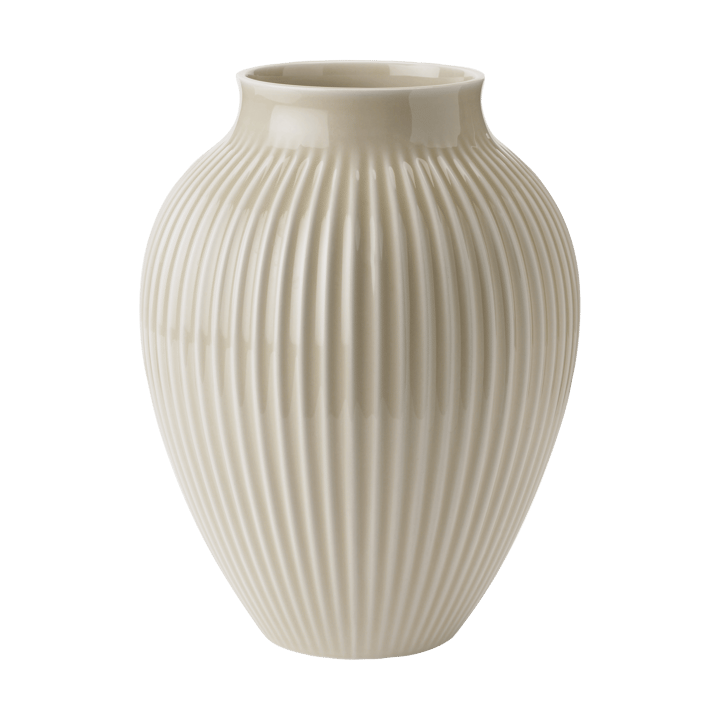 Knabstrup vas räfflad 27 cm - Ripple sand - Knabstrup Keramik