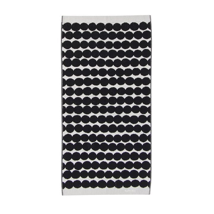 Räsymatto handduk svart - Handduk 50x100 cm - Marimekko