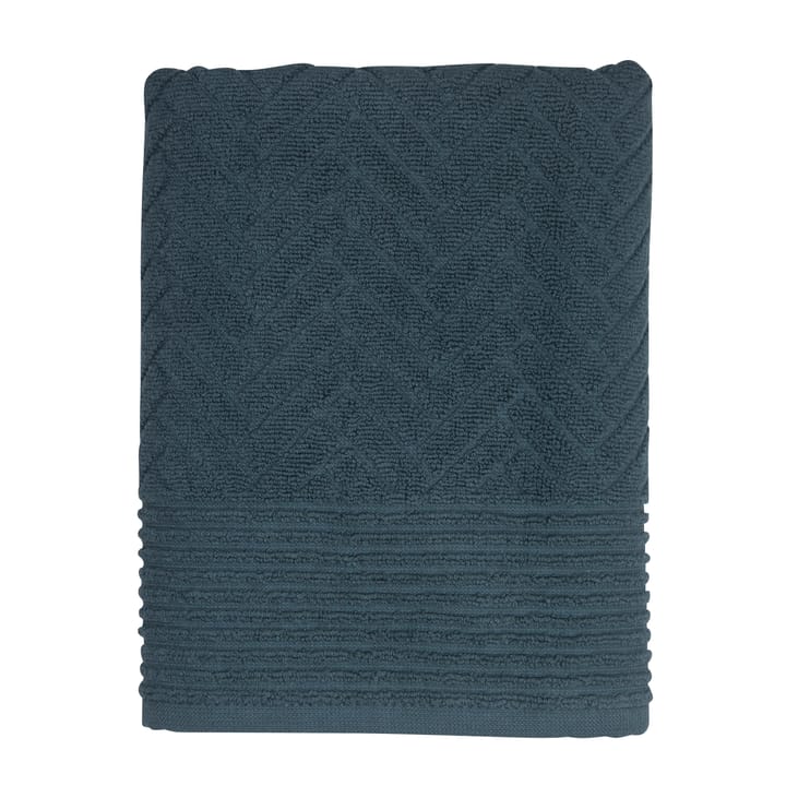 Brick handduk - midnight blue - Mette Ditmer