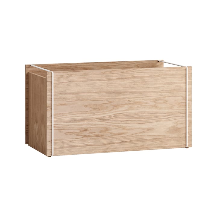 Förvaringslåda ek 33x60 cm - Wood, white - MOEBE