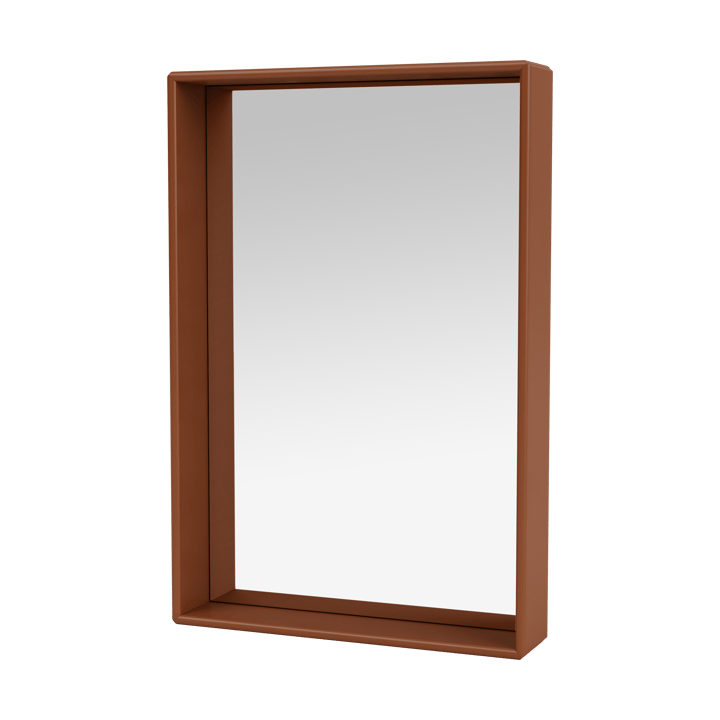 Shelfie colour frame spegel 46,8x69,6 cm - Hazelnut - Montana