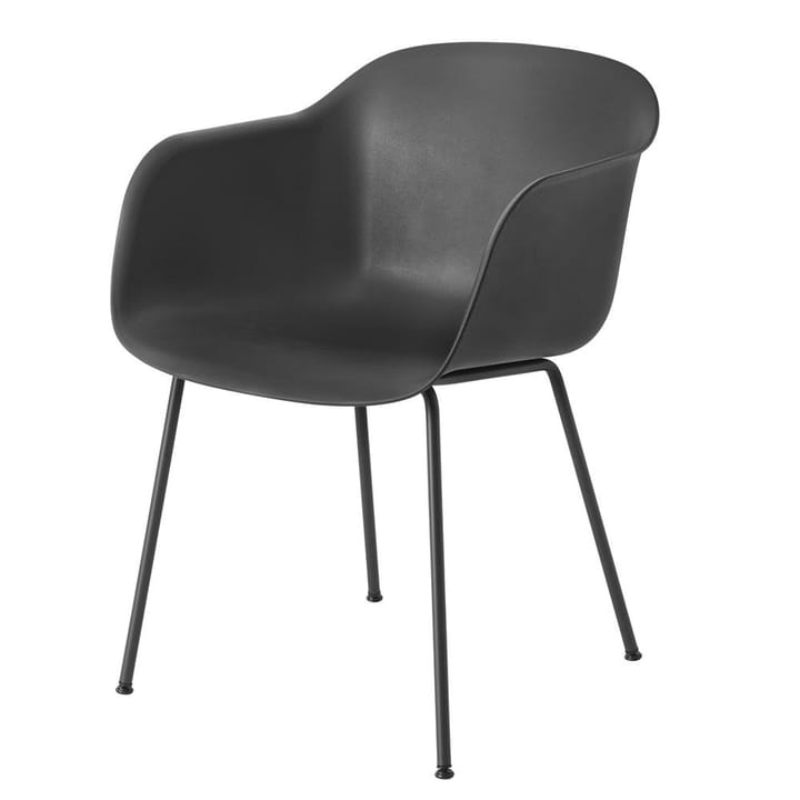 Fiber chair stol med armstöd - Anthracite Black (plastic) - Muuto