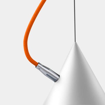 Castor pendel 20 cm - Vit-orange-silver - Noon