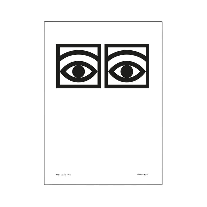 Ögon ett öga poster - 21x29,7 cm (A4) - Olle Eksell