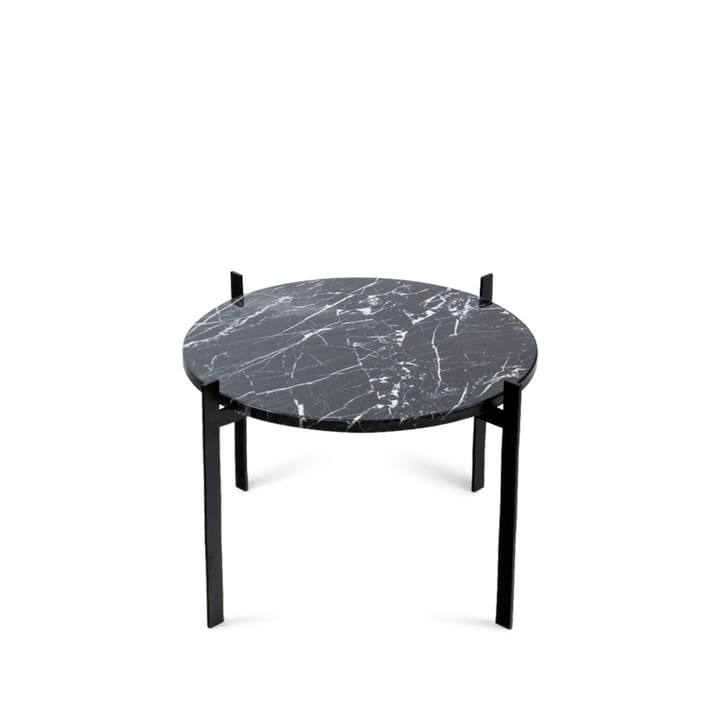 Single Deck brickbord - marmor svart, svart stativ - OX Denmarq