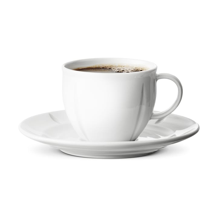Grand Cru Soft kaffekopp med fat 28 cl - Vit - Rosendahl