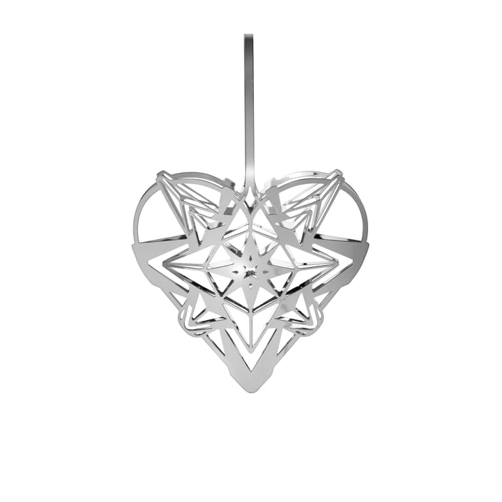 Karen Blixen hängande hjärta 12,8 cm - silver - Rosendahl
