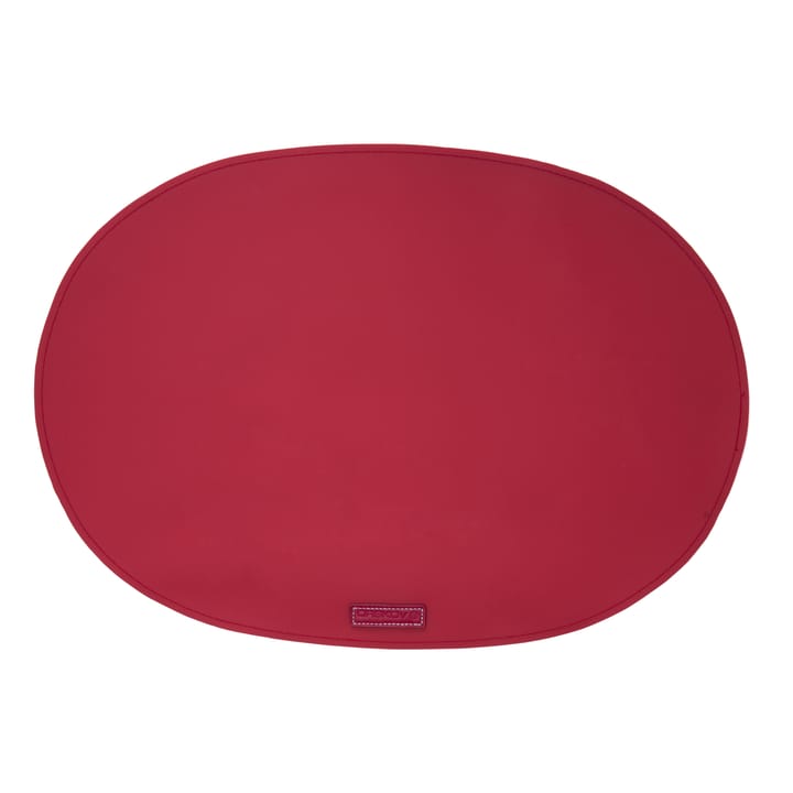 Rubber bordstablett oval - röd - Ørskov