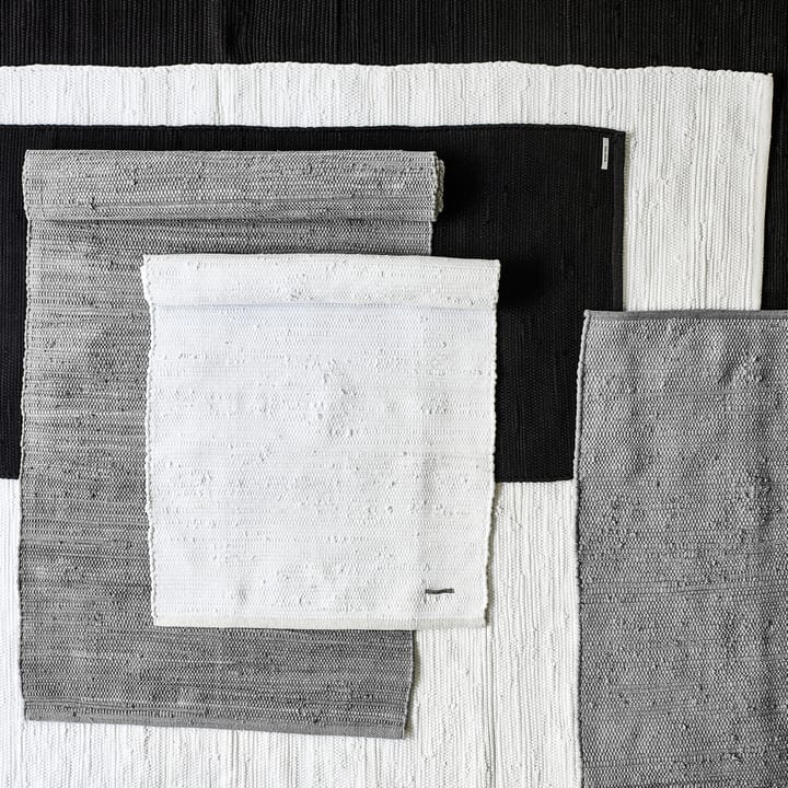 Cotton matta 65x135 cm - light grey (ljusgrå) - Rug Solid