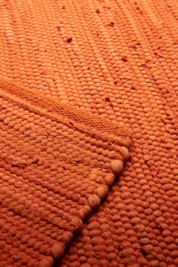 Cotton matta 65x135 cm - Solar orange (orange) - Rug Solid