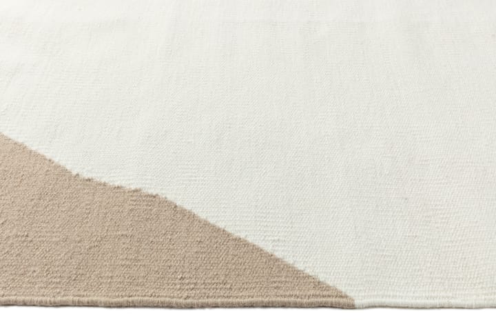 Flow kelimmatta vit-beige - 170x240 cm - Scandi Living