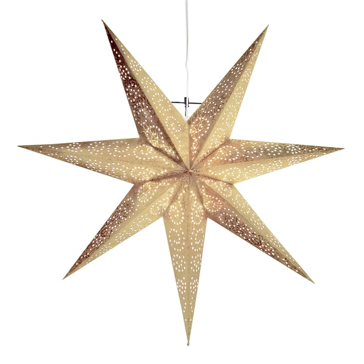 Antique adventsstjärna 60 cm - guld - Star Trading