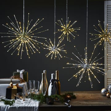 Firework hängande dekoration 30 cm  - guld - Star Trading