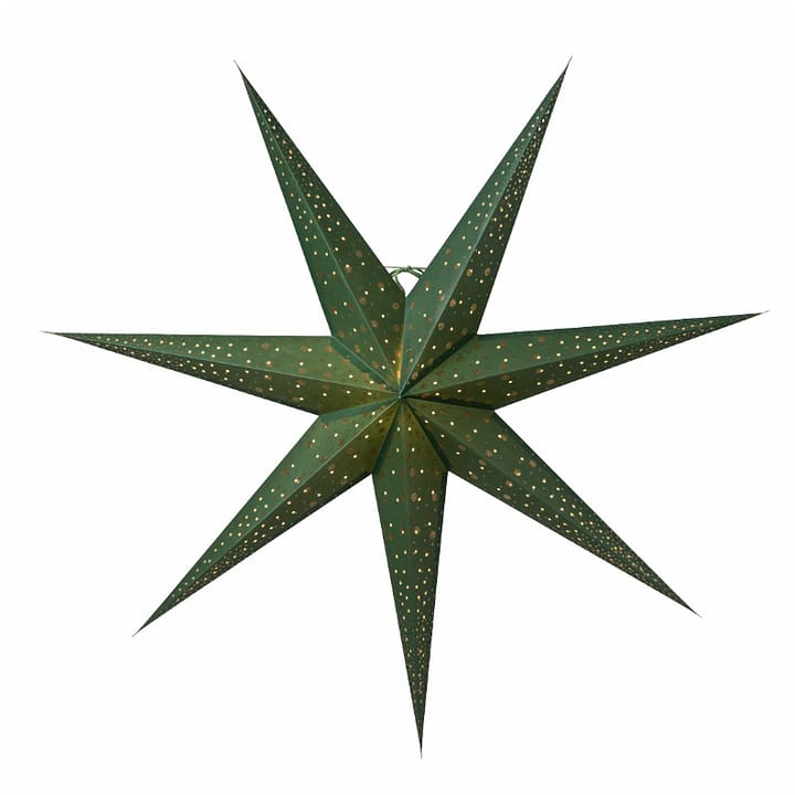 Isadora slim adventsstjärna - grön - Watt & Veke