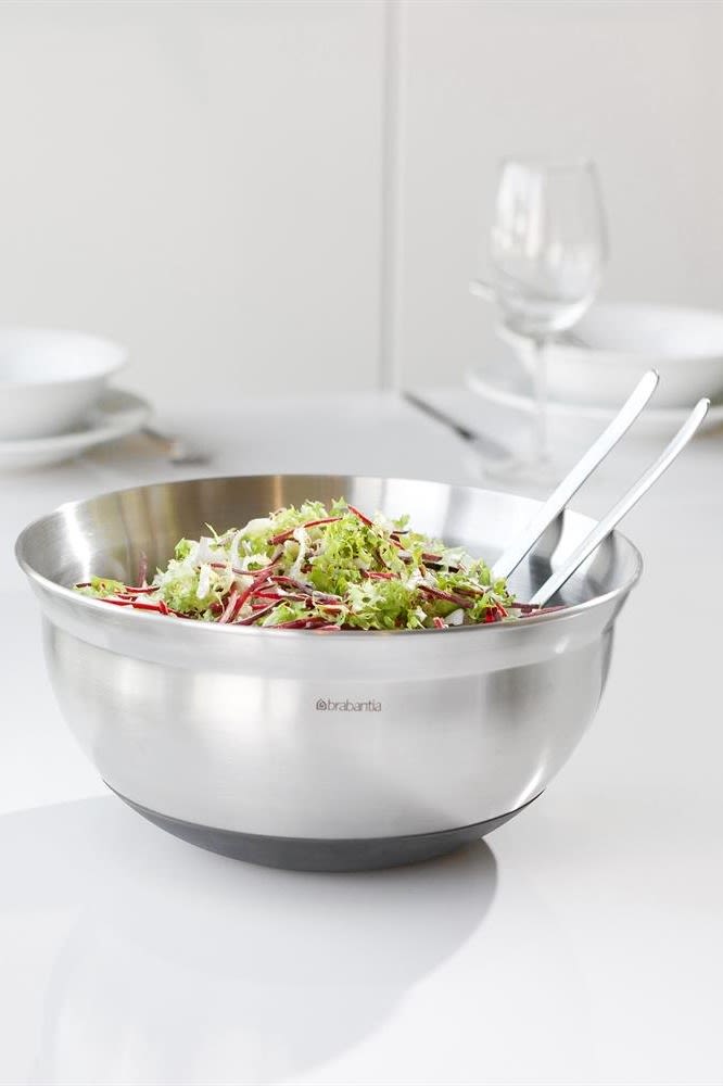 Förnya ditt kök med 11 praktiska & snygga kökstillbehör för enklare matlagning - här ser du stilrena Brabantia tillredningsskål 3-pack i rostfritt stål.
